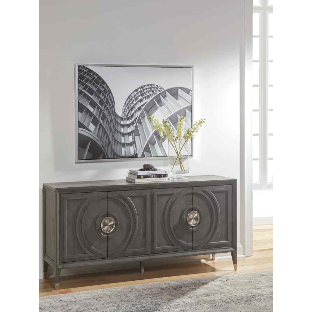 Appellation Media Console Misty Gray