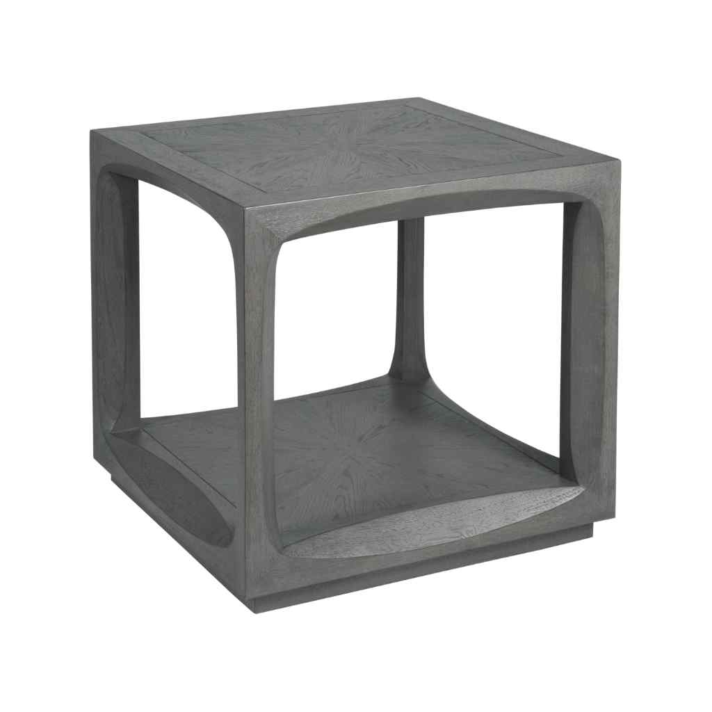 Appellation Square End Table Misty Gray