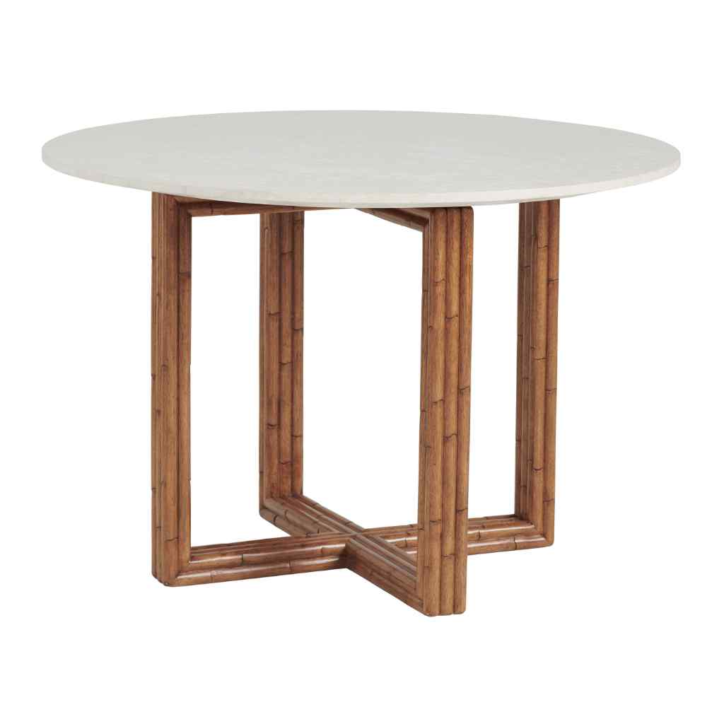 Arcadia Marble Top Breakfast Table Gold