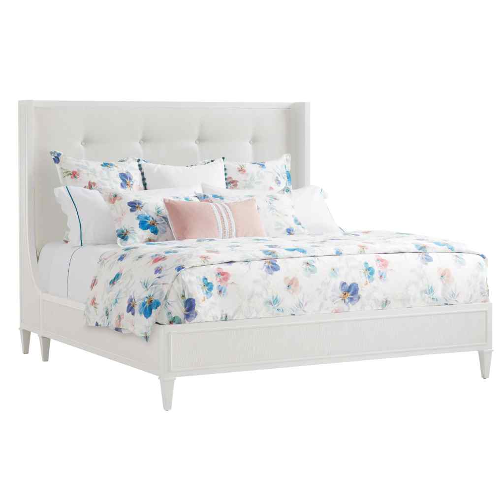 Arlington Platform Bed Queen / White