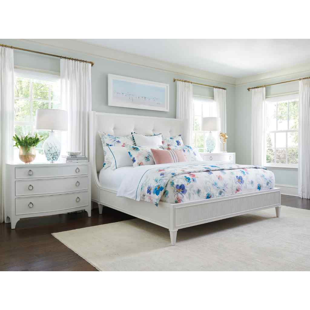 Arlington Platform Bed King / White