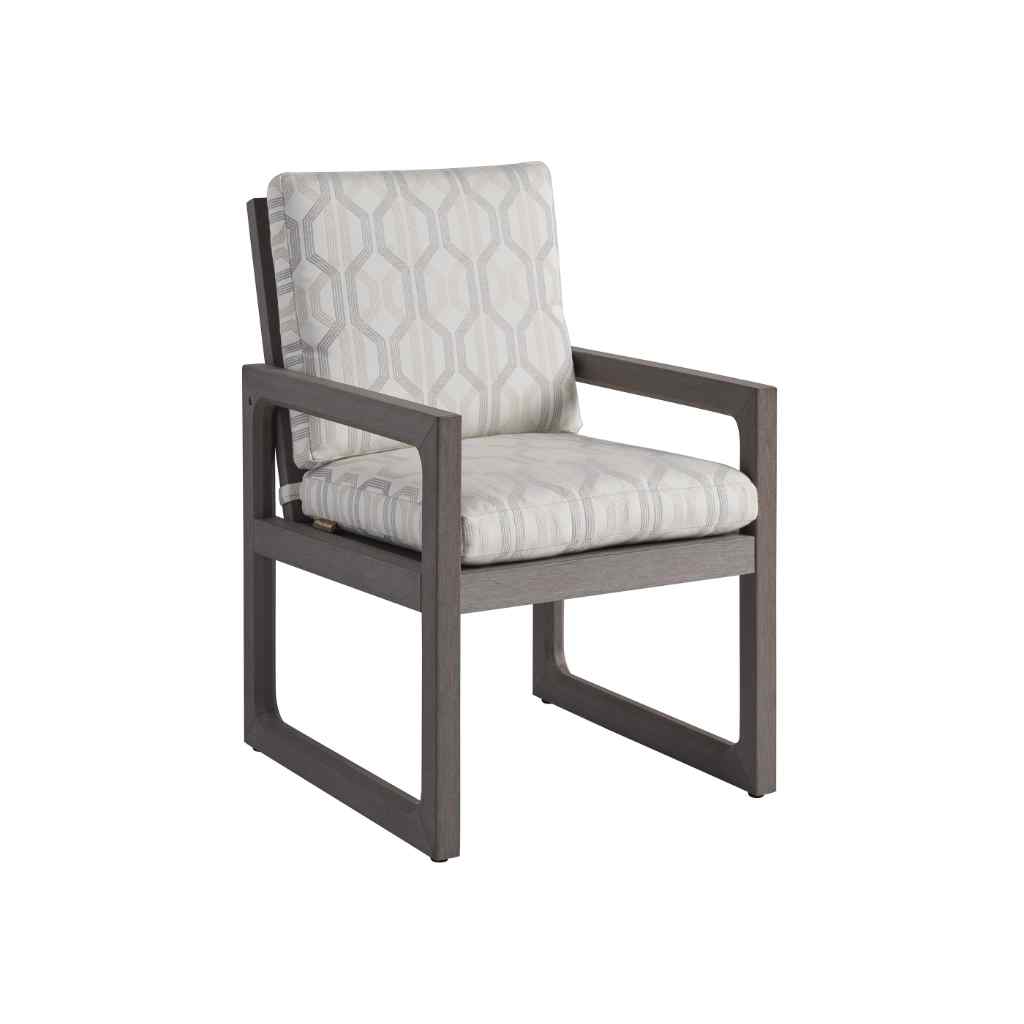 Arm Dining Chair - Mozambique Taupe Gray