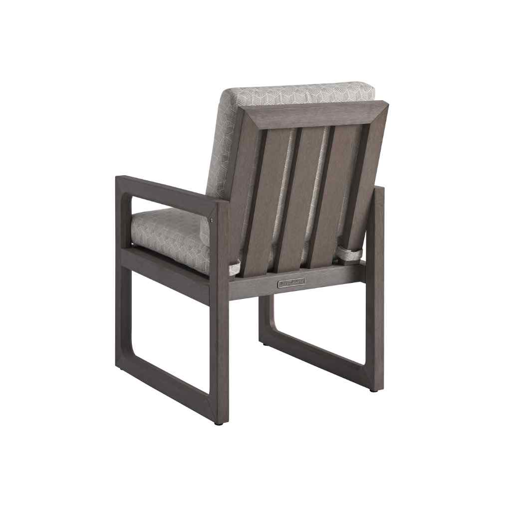 Arm Dining Chair - Mozambique Gray Taupe