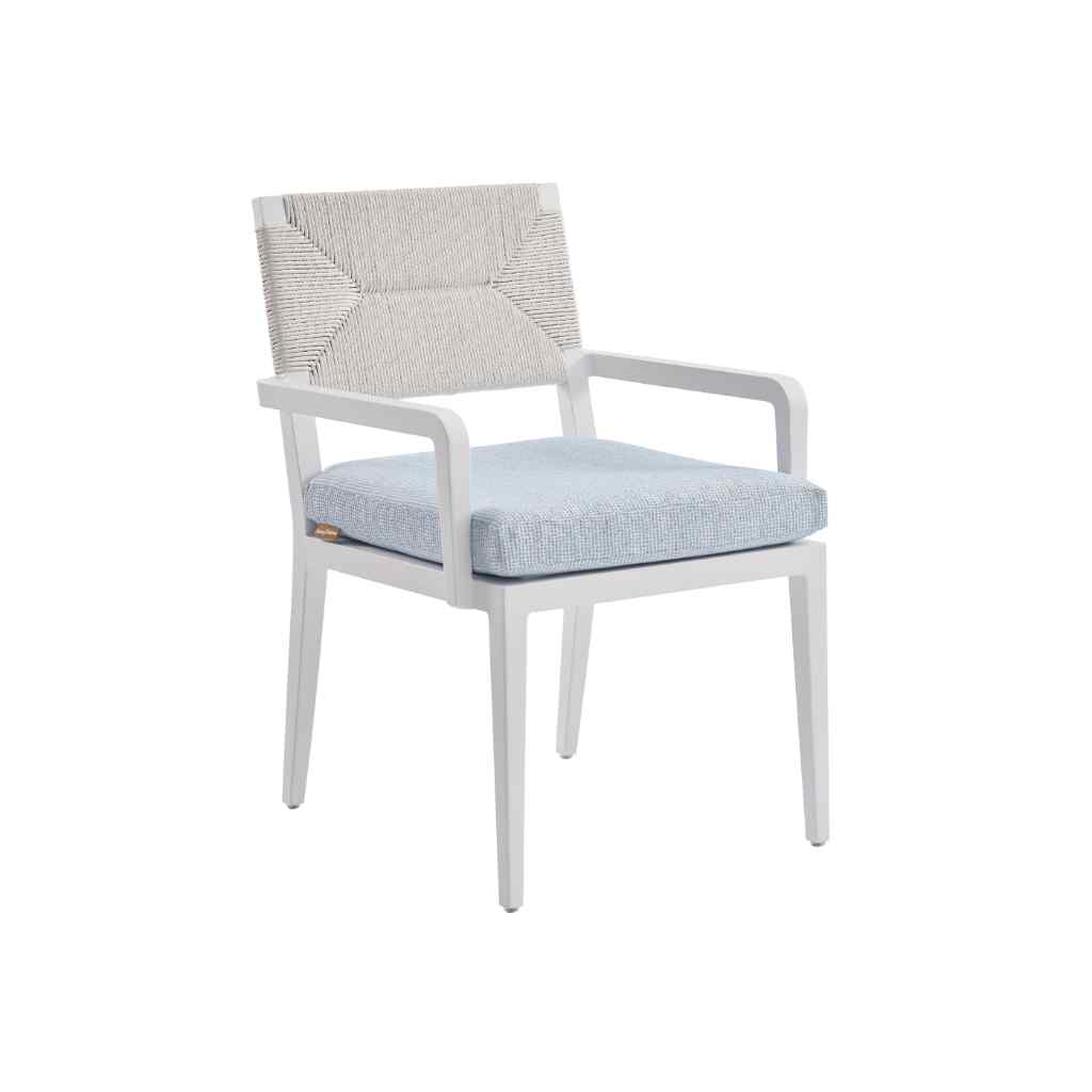 Arm Dining Chair - Ocean Breeze Promenade White