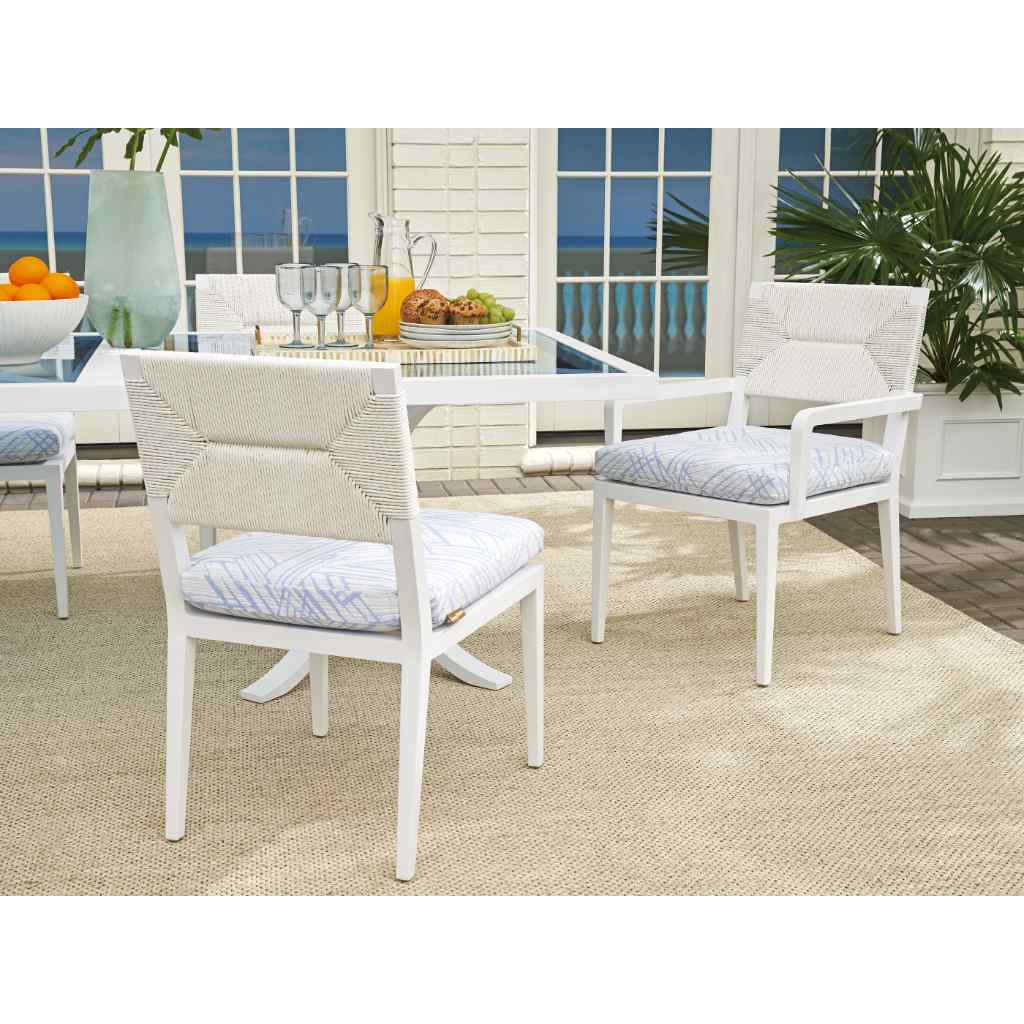 Arm Dining Chair - Ocean Breeze Promenade White