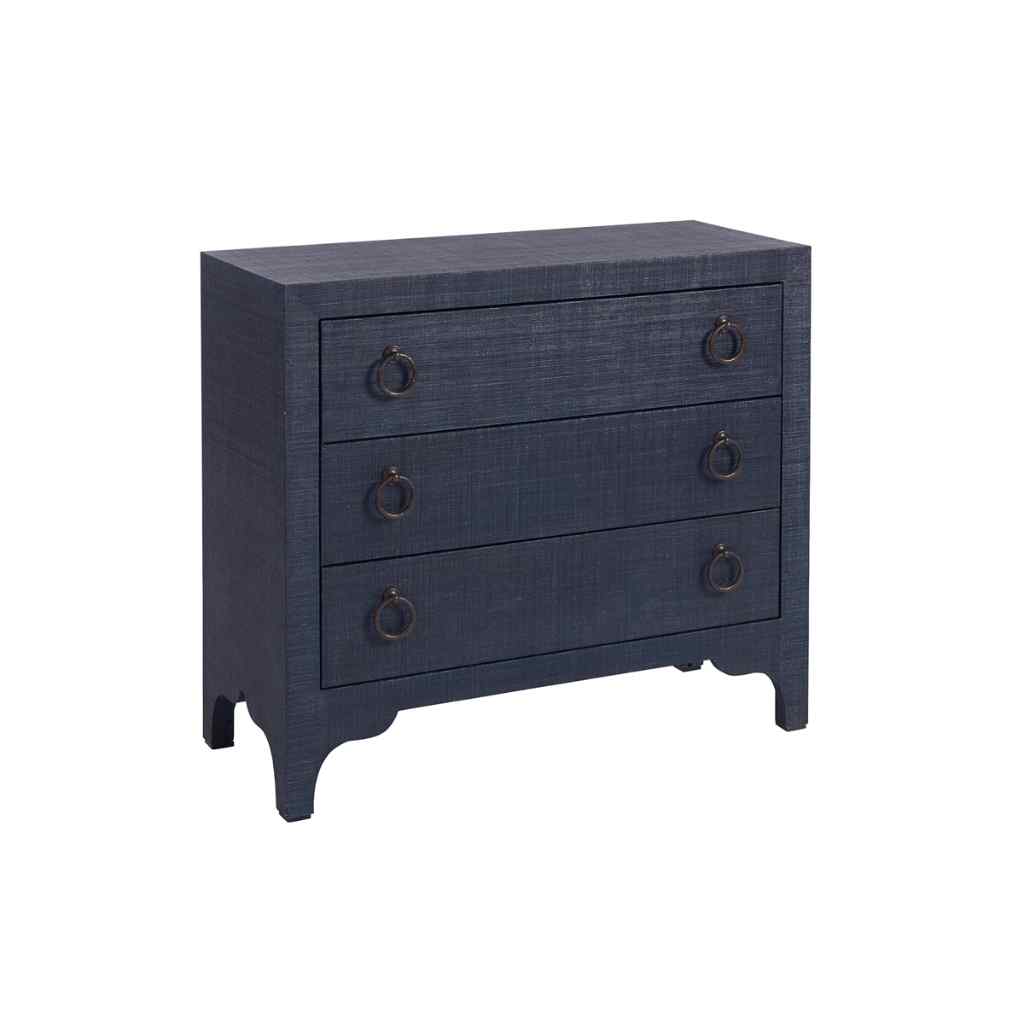 Balboa Island Raffia Hall Chest - Newport Marine