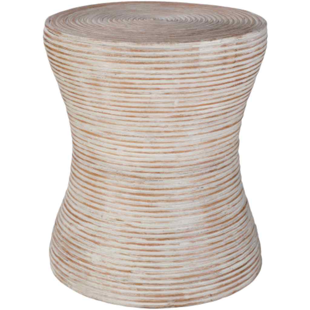 Balinese BAS-001 Furniture White / 18"H x 15"W x 15"D