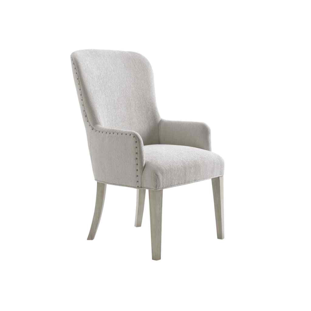 Baxter Upholstered Arm Chair - Oyster Bay Oyster