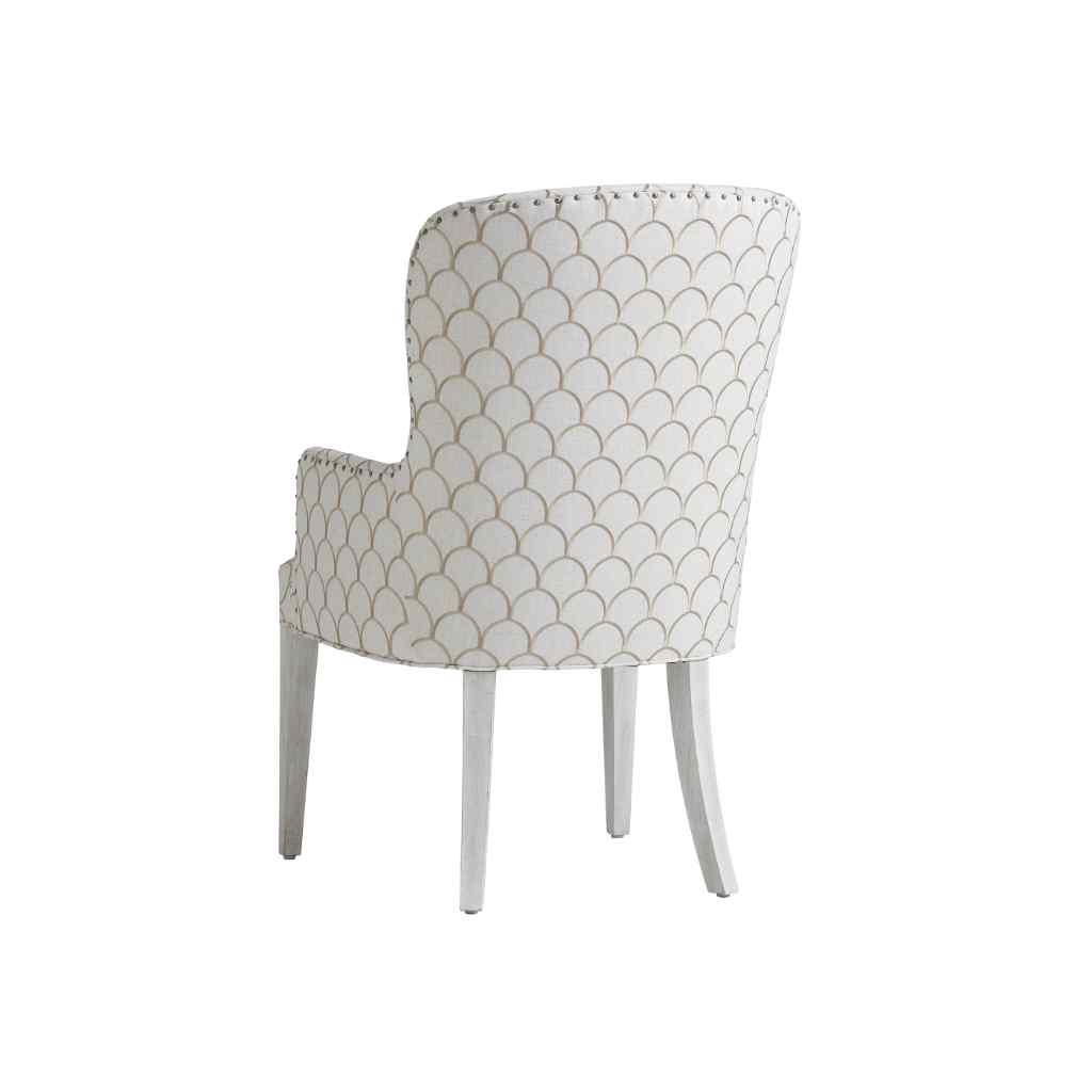 Baxter Upholstered Arm Chair - Oyster Bay White