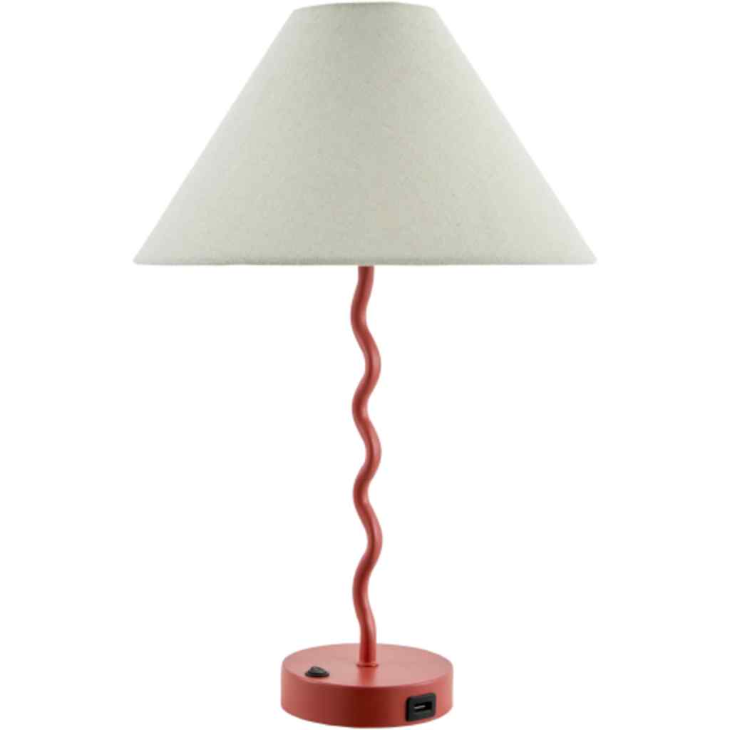 Begonia BEG-006 Lamp Red / 20"H x 13"W x 13"D