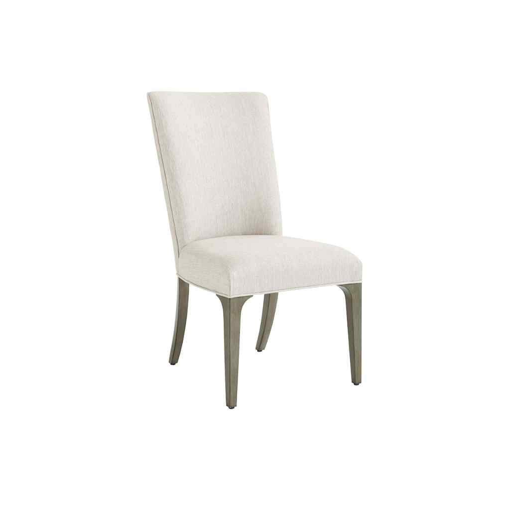 Bellamy Upholstered Side Chair Silver Leaf