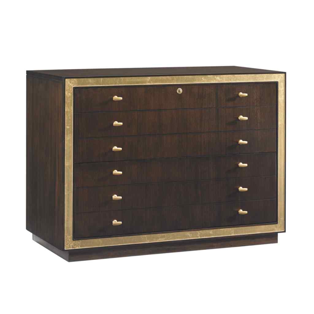 Beverly Palms File Chest Brown