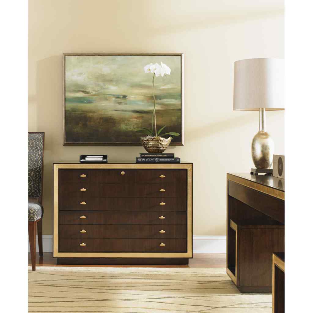 Beverly Palms File Chest Brown