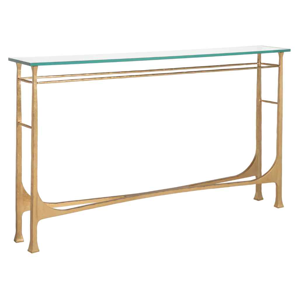 Bruno Console - Metal Designs Gold