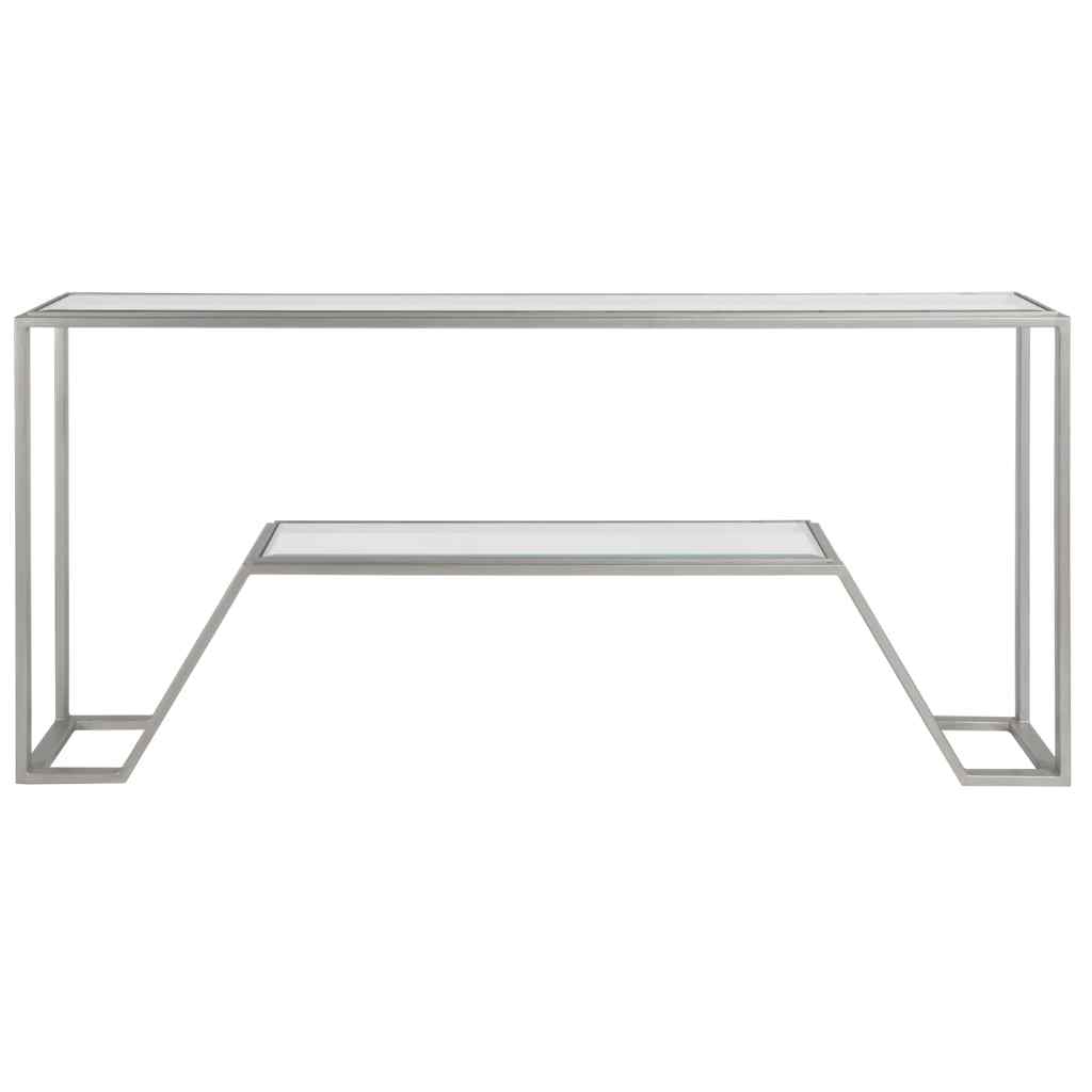 Byron Console - Metal Designs Silver Leaf