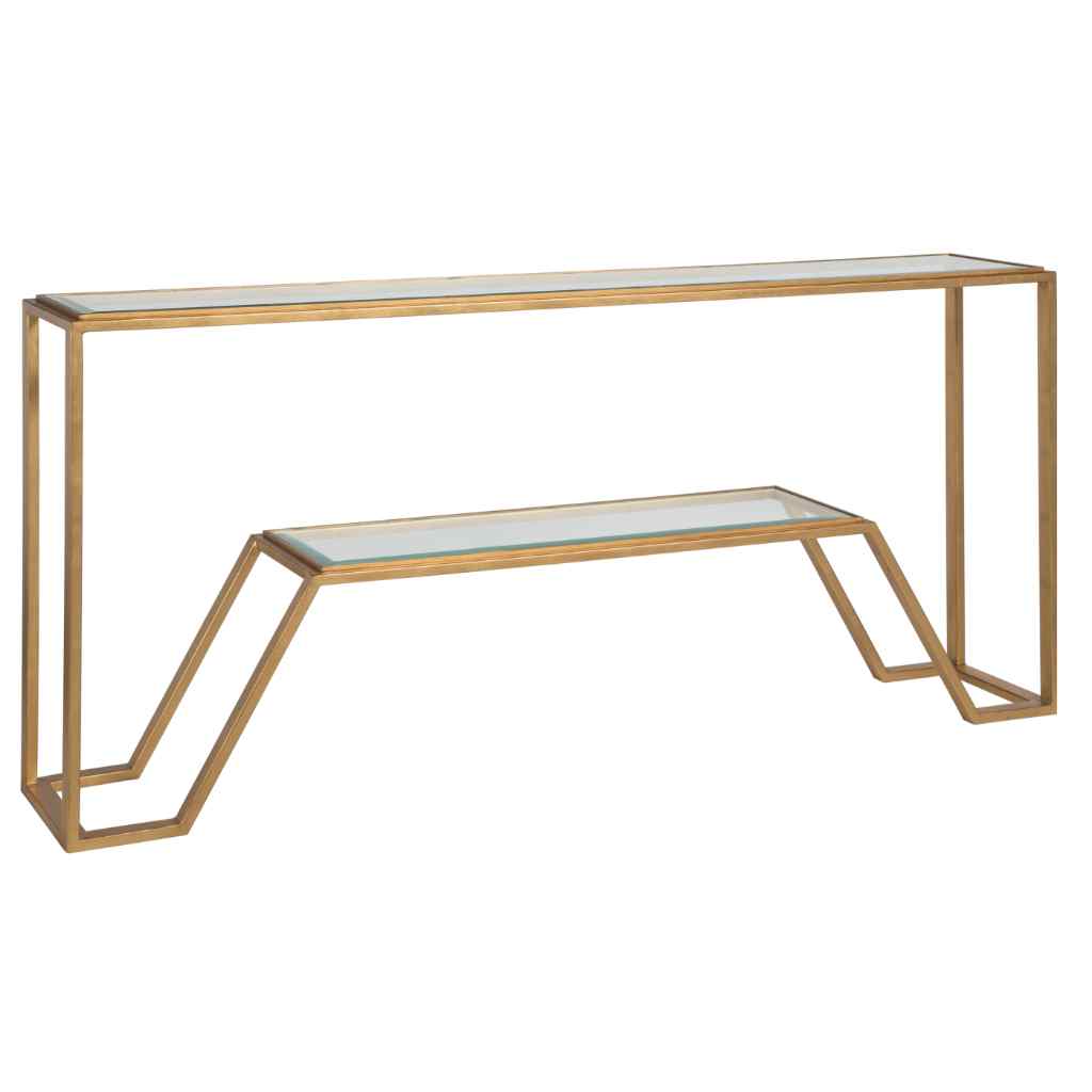 Byron Console - Metal Designs Gold