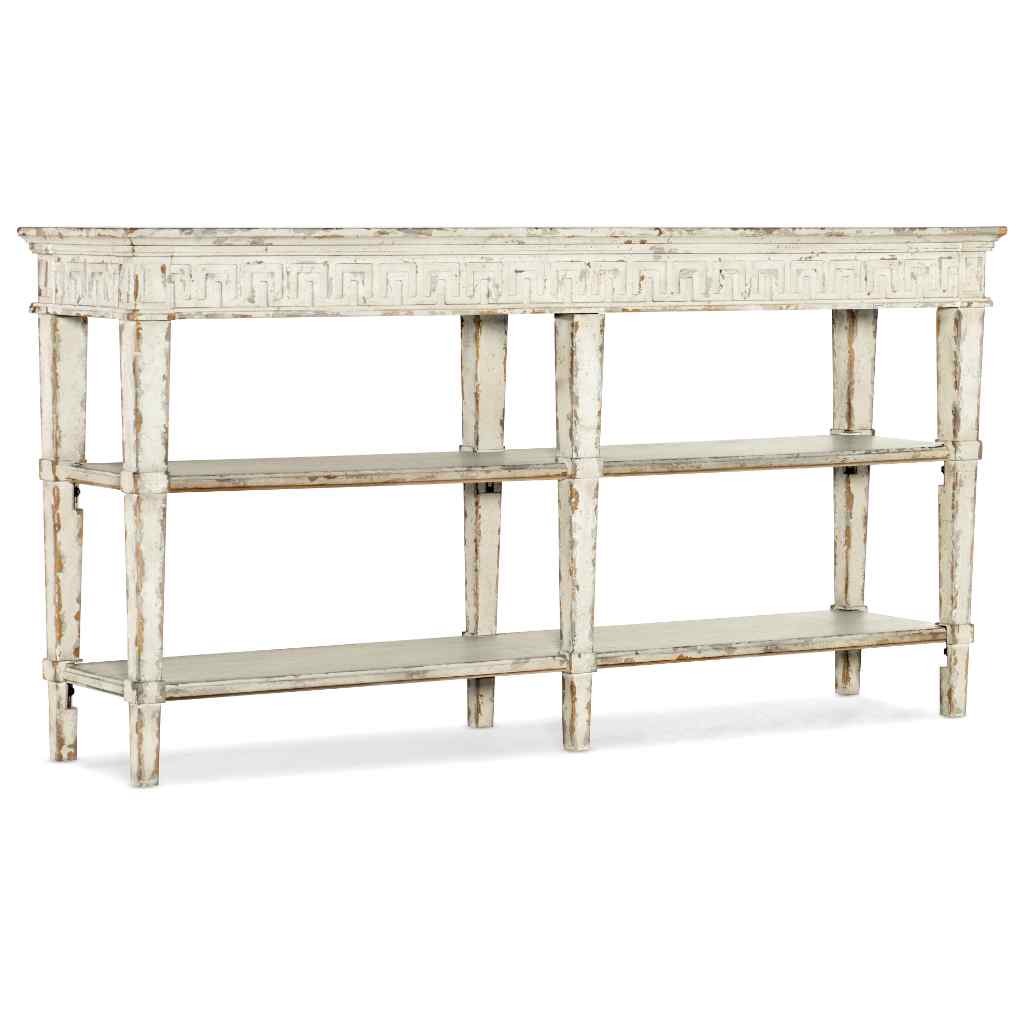 Cadence Skinny Console Table White