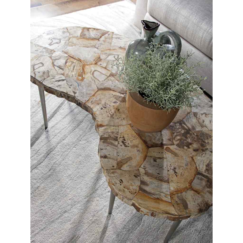 Caldera Kidney Cocktail Table Brown