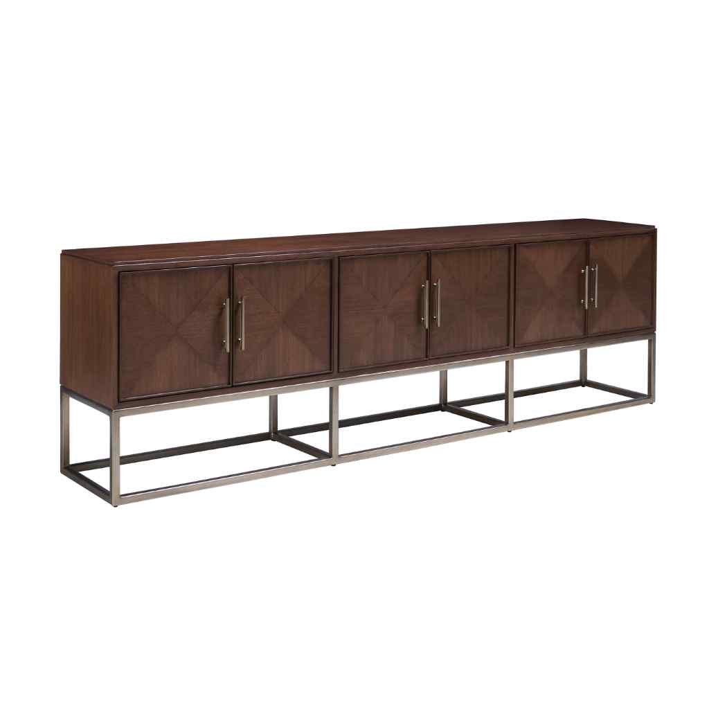 Cameron Long Media Console Brown