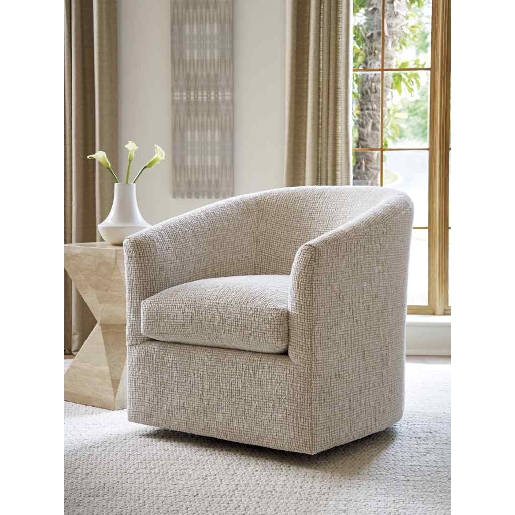 Candice Swivel Chair - Sunset Key Cream