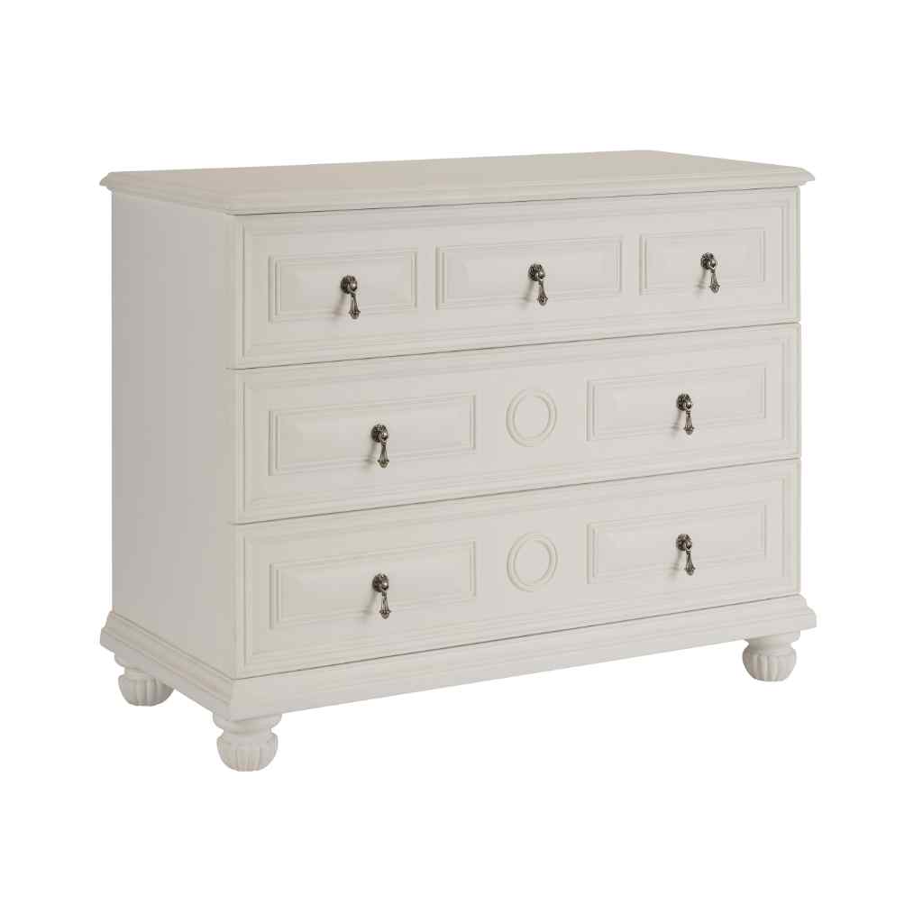 Cannes Single Dresser - Villa Blanca White