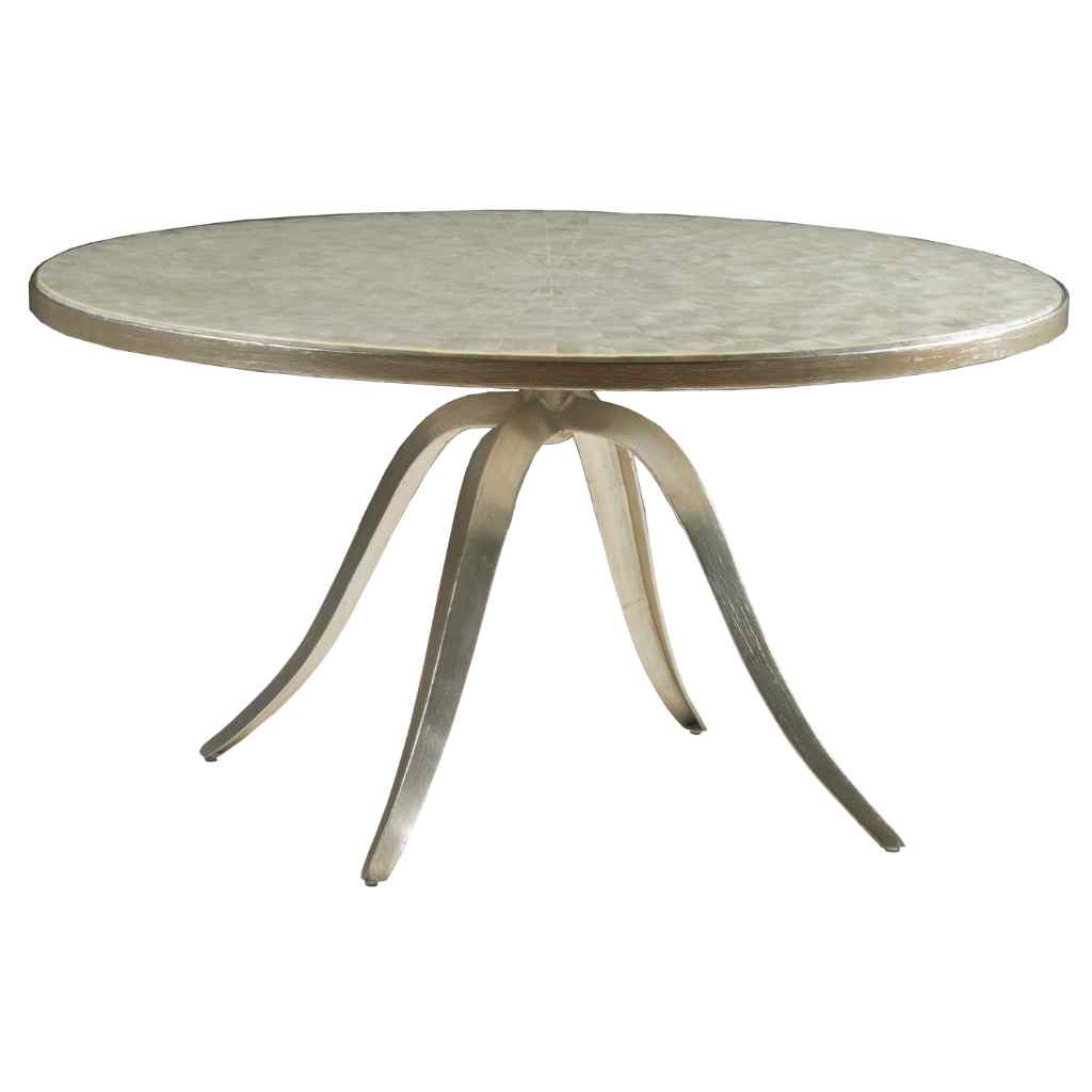 Capiz Round Cocktail Brown