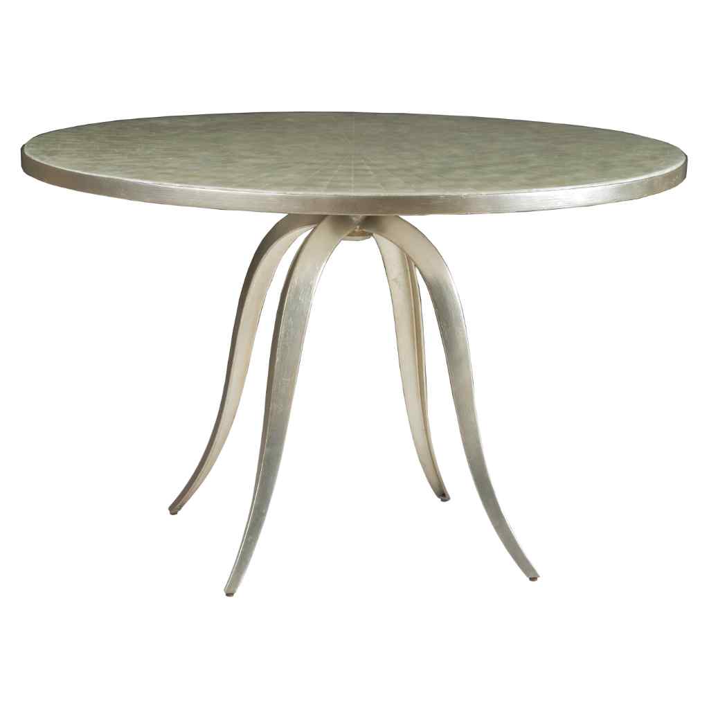 Capiz Round Dining Table Brown