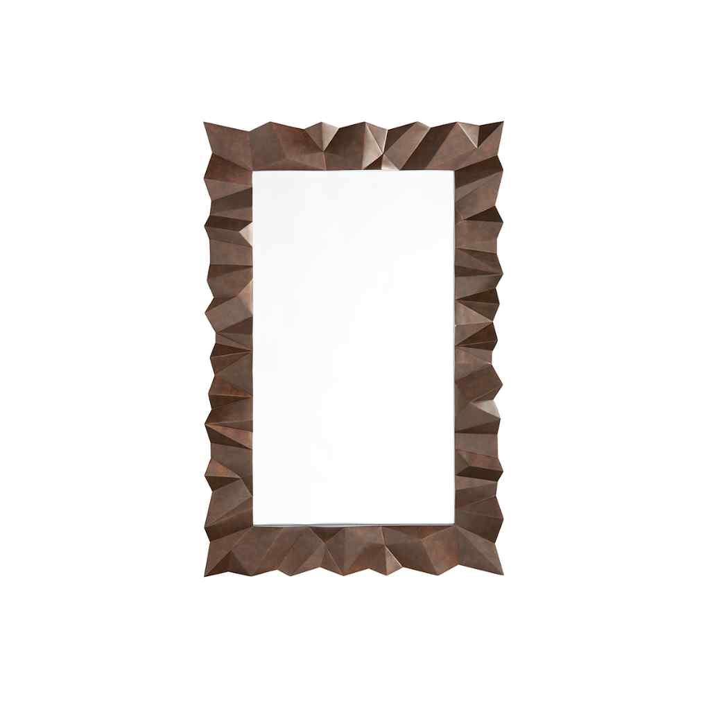 Carlisle Rectangular Mirror Aged Bronze