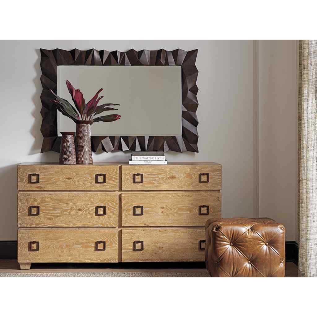 Carlisle Rectangular Mirror Aged Bronze