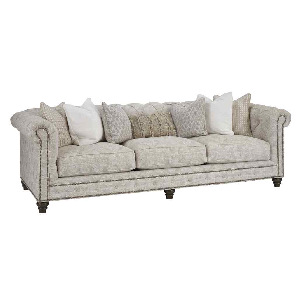 Carmen Sofa - Barclay Butera Upholstery Misty Gray