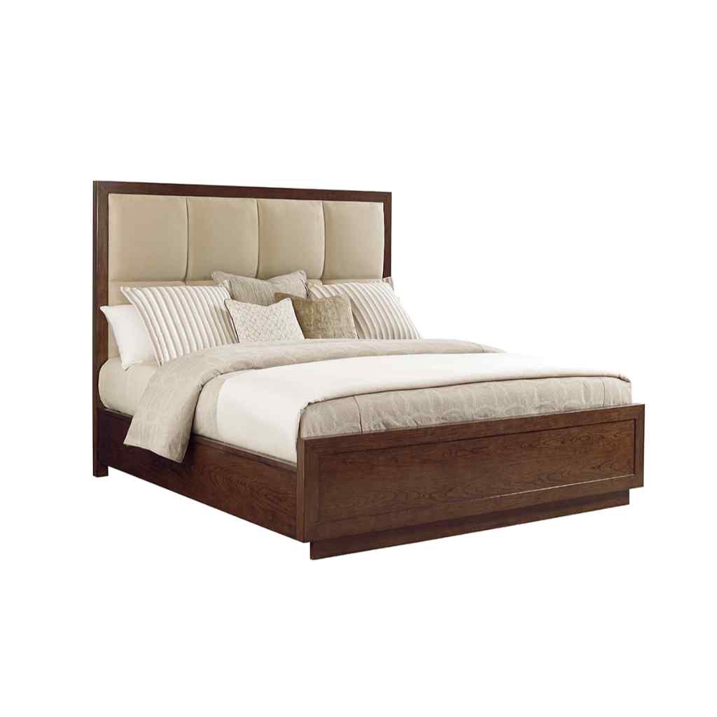 Casa Del Mar Upholstered Bed King / Mocha