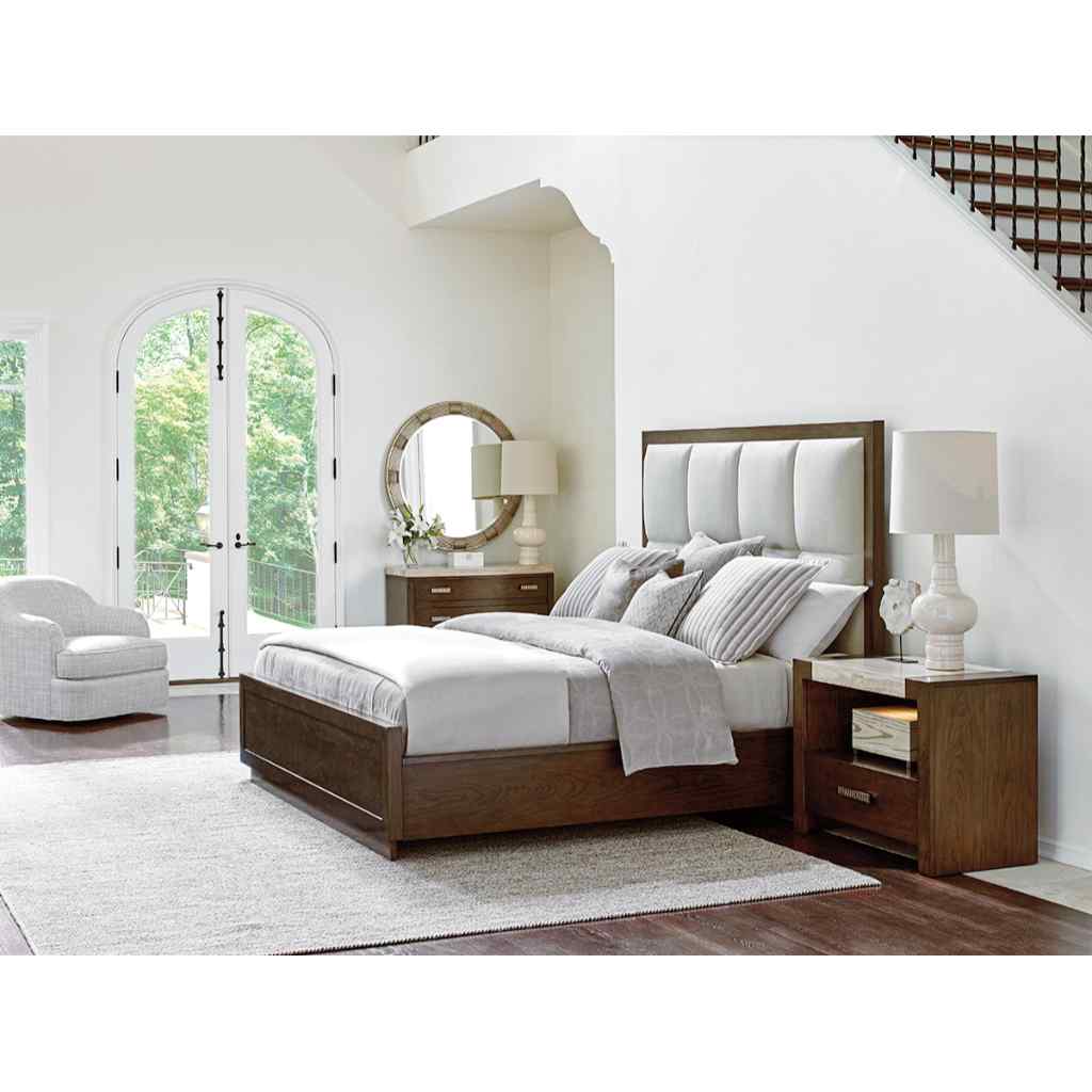 Casa Del Mar Upholstered Bed King / Mocha