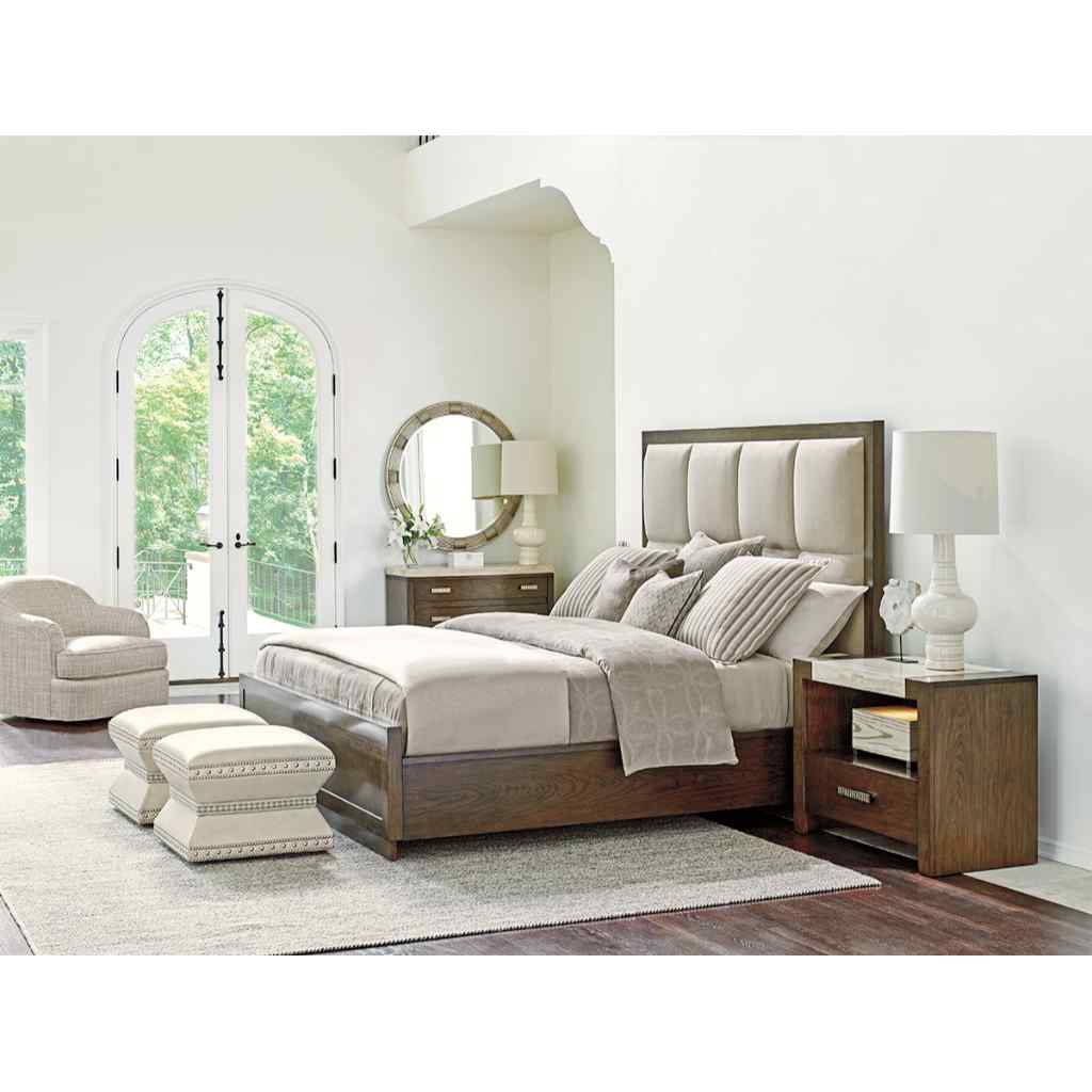 Casa Del Mar Upholstered Bed King / Mocha