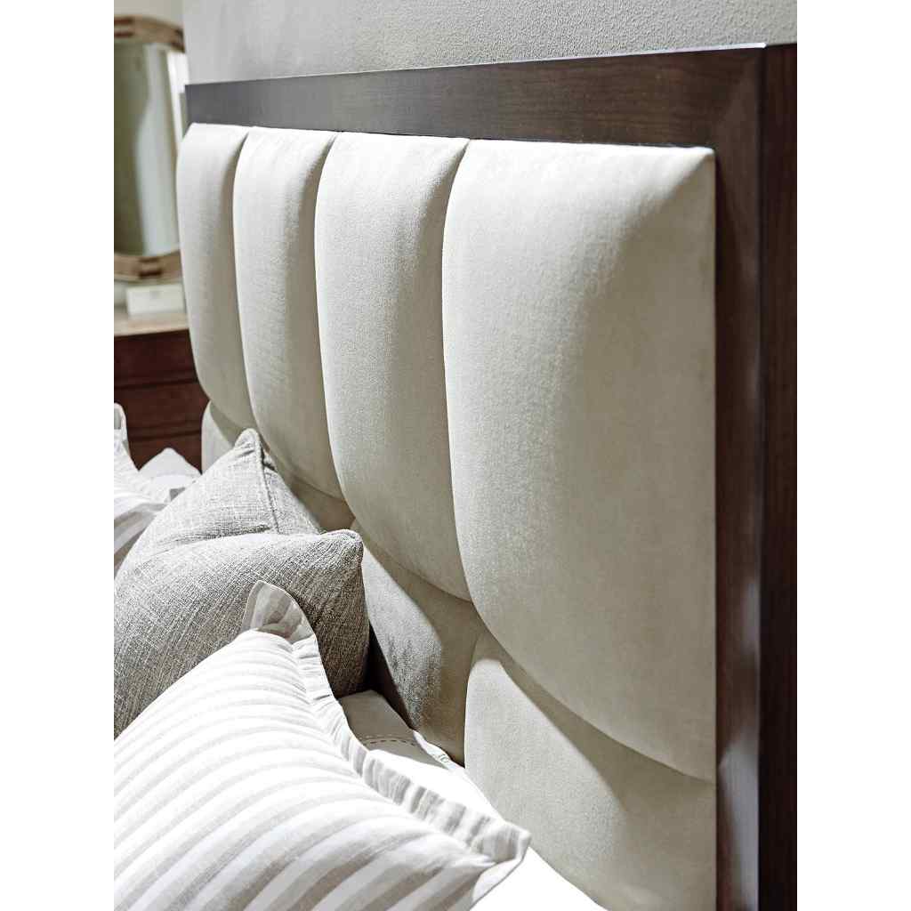 Casa Del Mar Upholstered Headboard King / Mocha