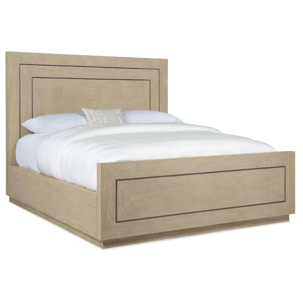 Cascade California King Panel Bed Brown