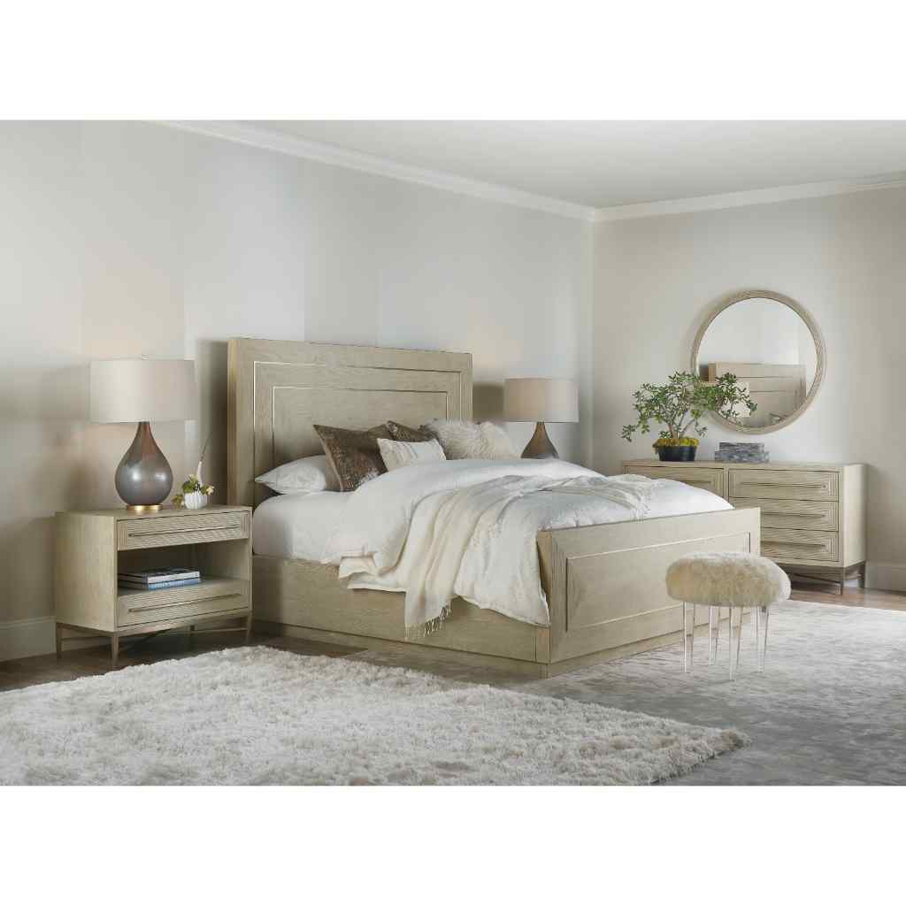 Cascade King Panel Bed Beige