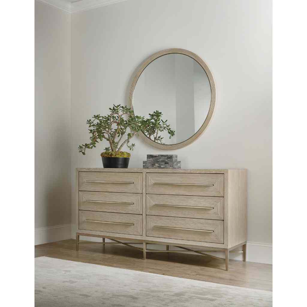 Cascade Six-Drawer Dresser - II Beige