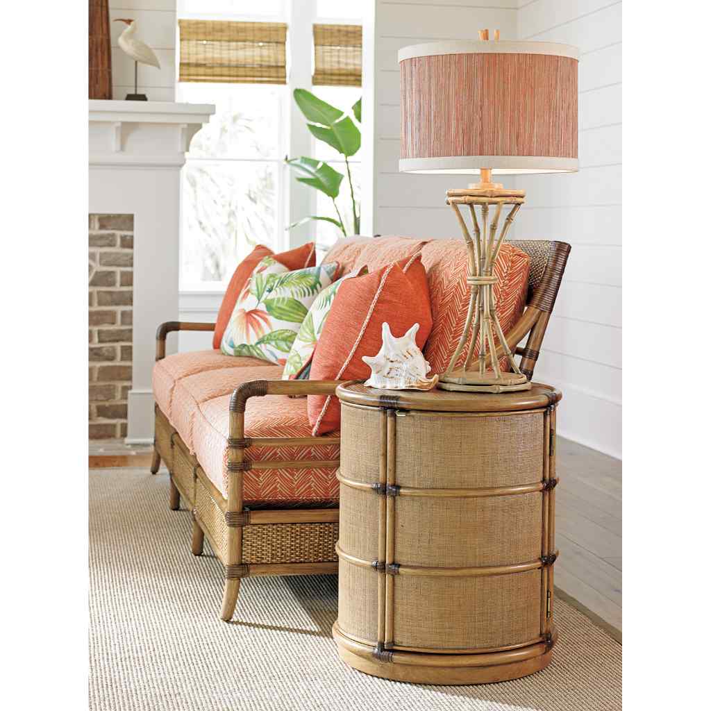 Cassada Drum Table Brown