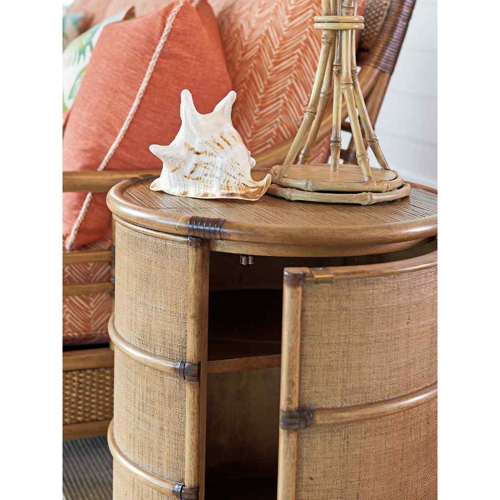Cassada Drum Table Brown