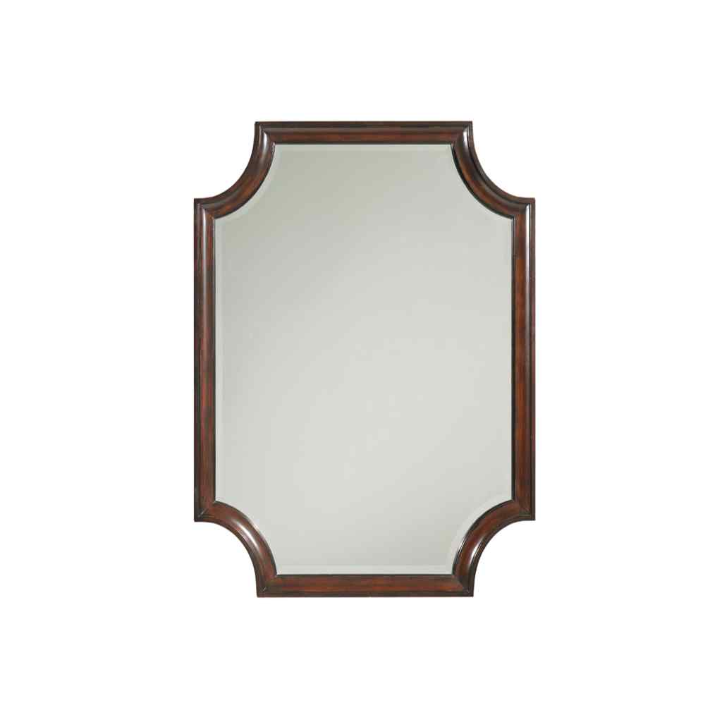 Catalina Rectangular Mirror Brown