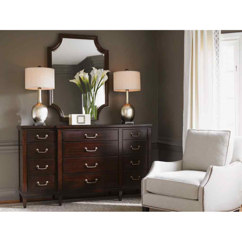 Catalina Rectangular Mirror Brown