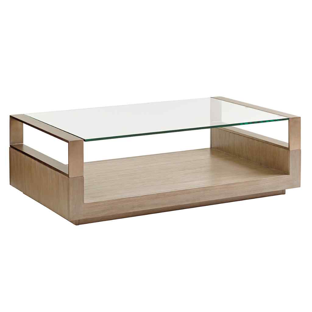 Center Stage Rectangular Cocktail Table Brown