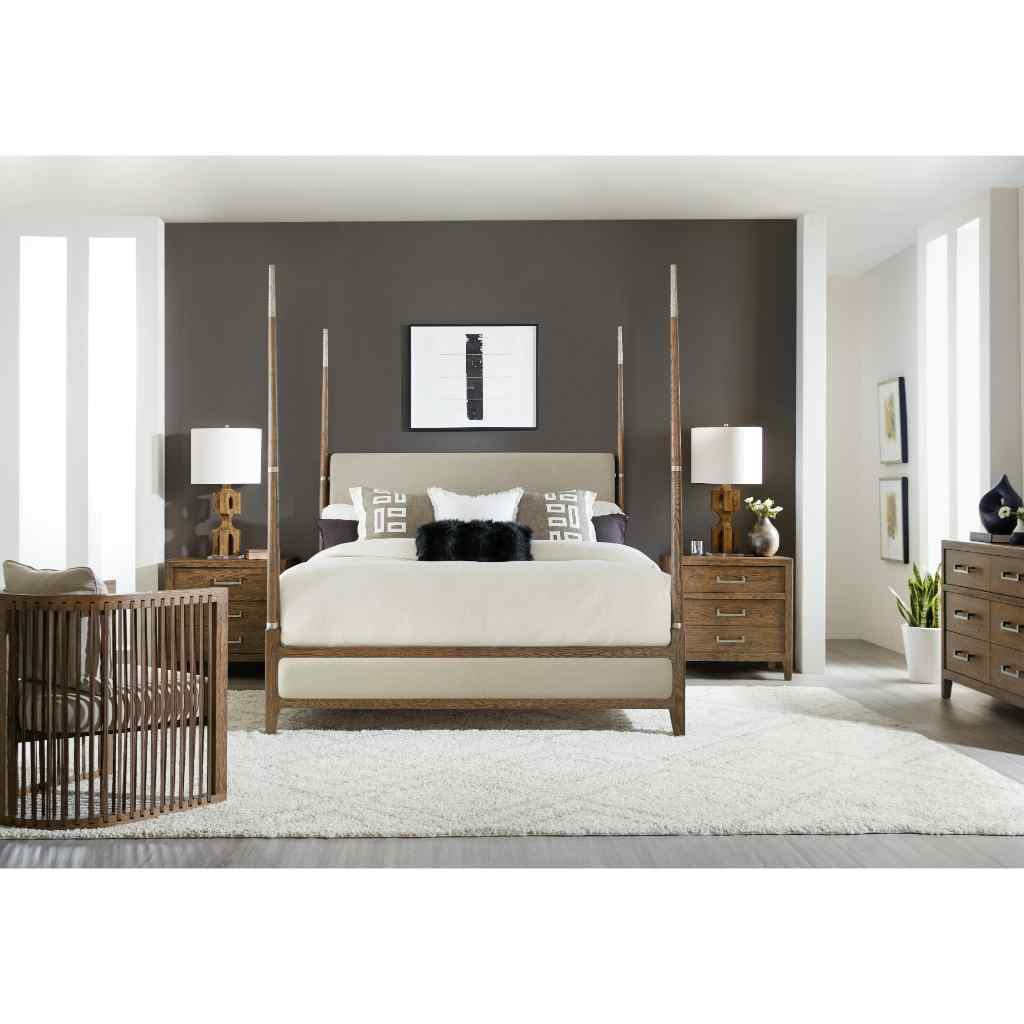 Chapman California King Four Poster Bed Beige