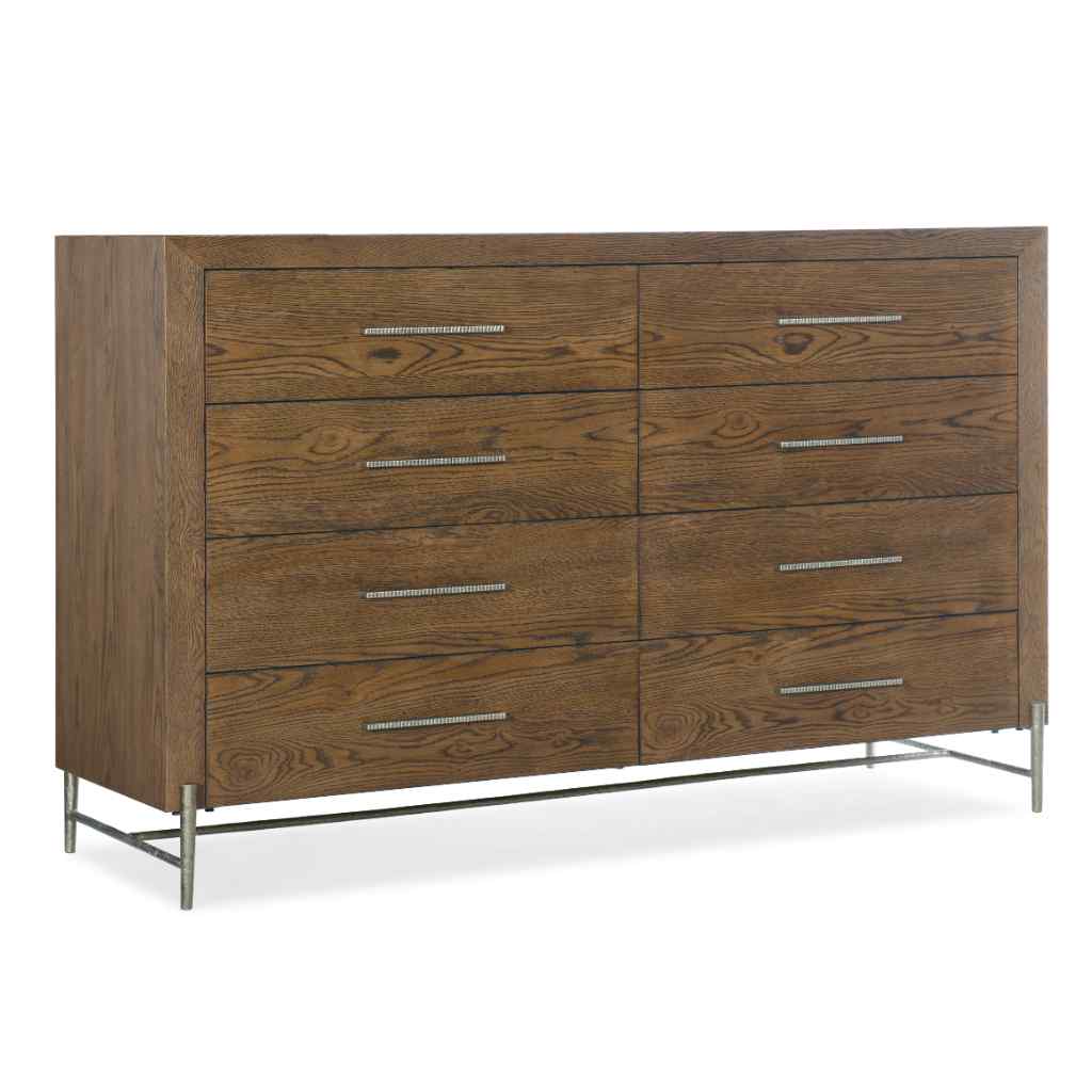 Chapman Eight-Drawer Dresser Brown