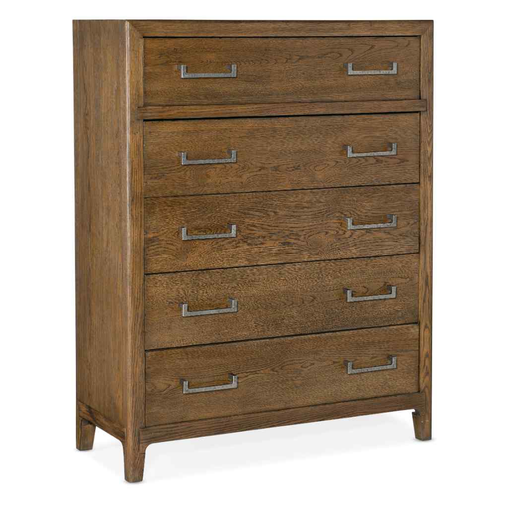 Chapman Five-Drawer Chest - I Brown