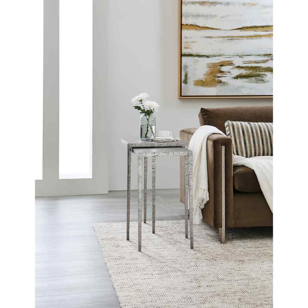 Chapman Metal Nesting Tables Brown