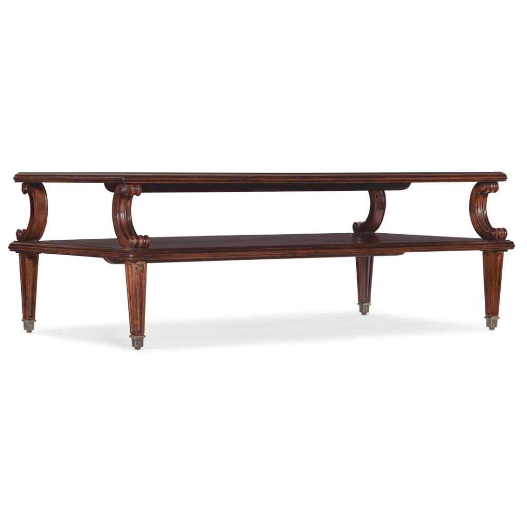 Charleston Rectangle Cocktail Table - I Dark Brown