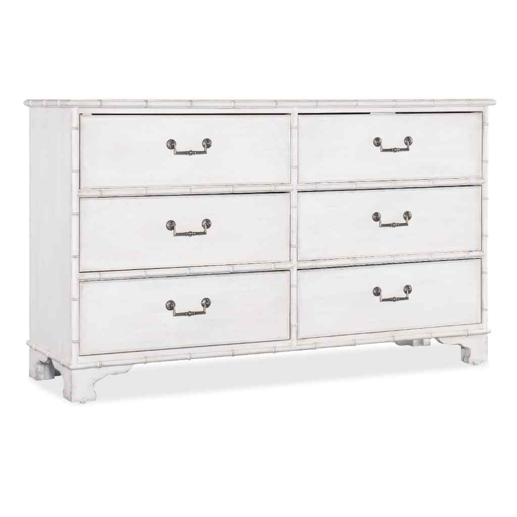 Charleston Six-Drawer Dresser Brown