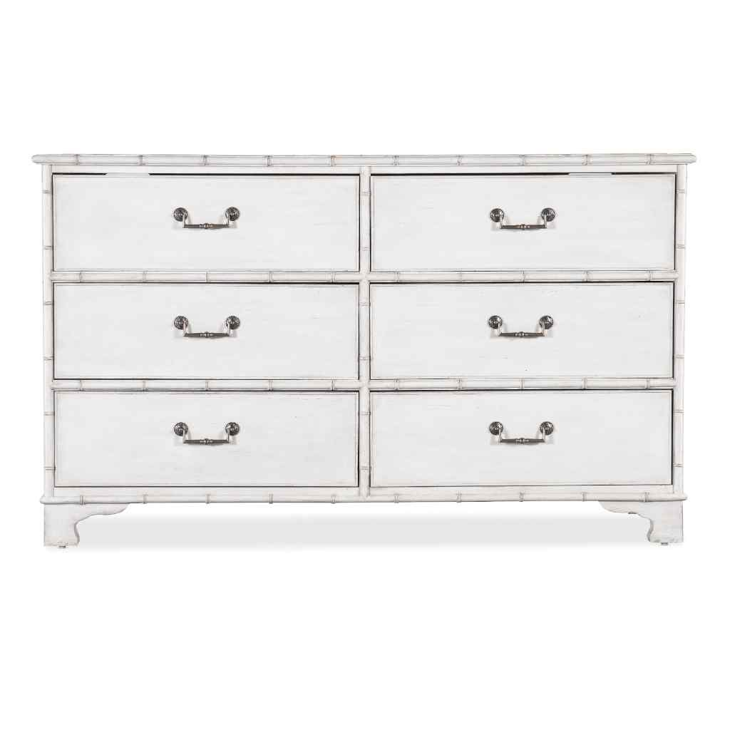 Charleston Six-Drawer Dresser Brown