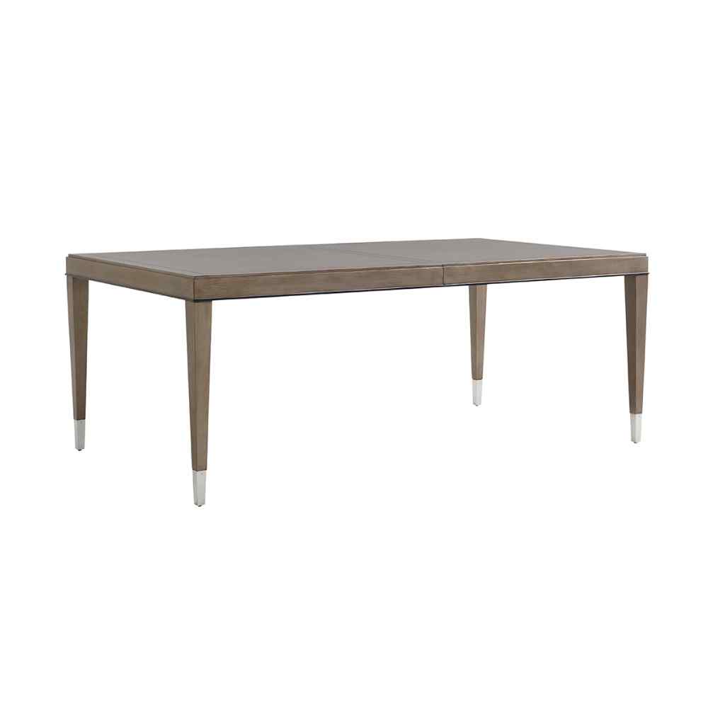 Chateau Rectangular Dining Table Silver Leaf